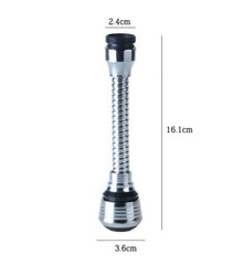 Kitchen Gadgets 360 Rotatable Bubbler High Pressure Faucet Extender Water Saving