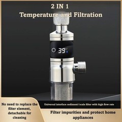 Water Filter With Temperature Sensors LED Digital Display For Safe Drinking