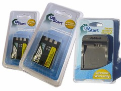 2x Battery + Charger for Canon Digital Rebel XTi Digital Camera 1800mAh, 7.4V