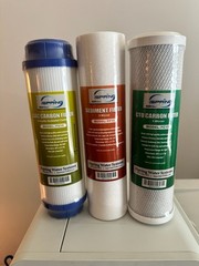 iSpring F15 RO Water Filter 3pc Set FP15 Sediment, FG15 GAC, FC15 Carbon Block