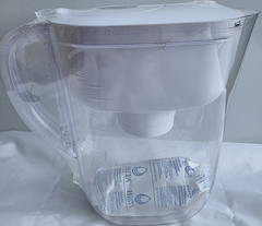 BRITA 6 cups Clear/White Filter Jug Pitcher Carbon, Chlorine Taste & Odor