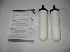 2 Doulton Ceramic Ultra Sterasyl Gravity Water Filters 7” British Berkefeld READ