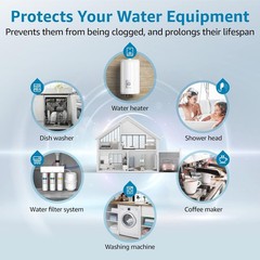AQUA CREST FXHSC Whole House Water Filter Replacement for GE® FXHSC, GXWH40L,(3)