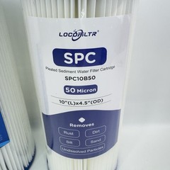 PurePlus IcePure WholeHouse Pleated Sediment Filter 10 x 4.5 PPL10BB Pack Of 2