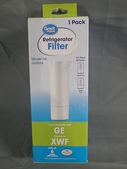 Great Value GE Refrigerator Replacement Filter Model GVF034 – Replaces GE XWF