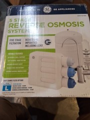 GE Under Sink 5-Stage Reverse Osmosis Water Filtration System GXRV40TBN