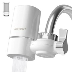 Faucet Water Filter for Sink, T1 Rapid Flow – 400 Gallons Faucet Mount Water …