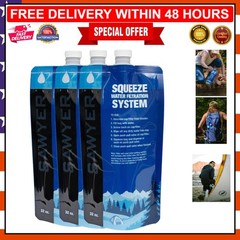 Versatile 32oz Replacement Pouches for Sawyer MINI & Squeeze Filters – Set of 3