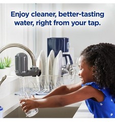 PUR Plus Vertical Faucet Mount Water Filtration System, Lead-Reducing Water Filt