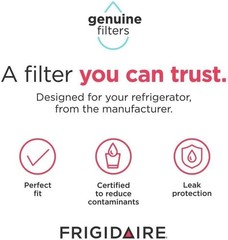Water and Ice Refrigerator Filter with Built In Replacement Tracking Technology