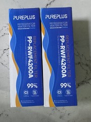2 Pack PurePlus PP-RWF4200A Refrigerator Water Filters New/Sealed Filters