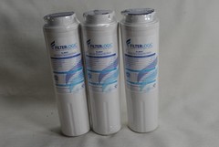 3 New Sealed Filter Logic FL-RF07 Water Filters Compatible w Maytag UKF8001