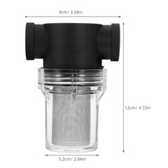 1 Set Pump Strainer 3/4 Inch Water Attachment 40 Mesh In-line Filter Household