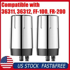SILVER 2PCS Faucet Water Filter Replacement For All Brita 36311, 36312, FF-100