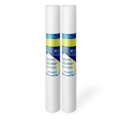 20″ x 2.5″ Sediment Water Filter 10 Micron Whole House Cartridges Set of 2
