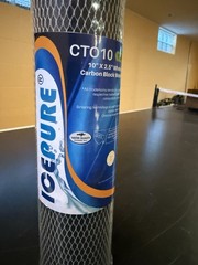 Single ICEPURE 10″ x 2.5″ 1 Micron CTO10BB Whole House Carbon Block Water Filter