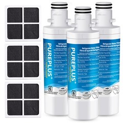 PUREPLUS RWF4700AB Fit for LT1000P Water Filter & Air Filter AF004 3 Pack