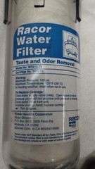 RACOR WFA12-T5 Marine Water Taste and Odor Filter 5 Micron Ice Maker 90 Day Warr