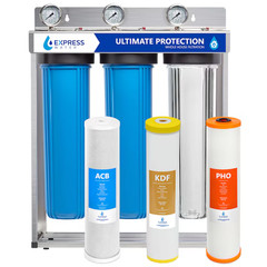 Express Water Carbon, Heavy Metal, and Anti-Scale Whole House Water Filtration