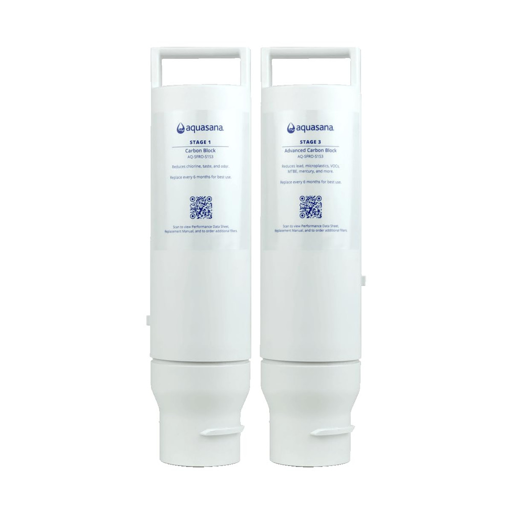 Aquasana Smartflow™ Reverse Osmosis Water Filter Stage 1 and Stage 3 Replacement