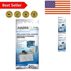 Efficient 3-Pack T100 Carbon Filter Cartridge for Cleaner Aquatic Habitats