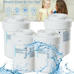 4Pack Fit for GE SmartWater MWF 46-9991 BSS25JFRJWW Refrigerator Water Filter