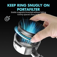 Delonghi Breville Coffee Dosing Ring Funnel Magnetic 51MM 54MM 58MM Portafilter
