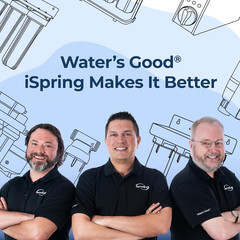 Ispring F3WGB32BM 4.5” X 20” 3-Stage Whole House Water Filter Set Replacement Pa