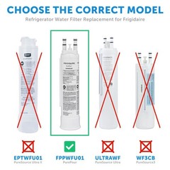 US STOCK ✅ 4PK Frigidaire FPPWFU01 PWF-1 Refrige PurePour Water & Ice Filter New