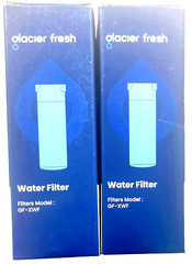 GLACIER FRESH GF-XWF Replacement Refrigerator Water Filter – NEW – LOT of 2