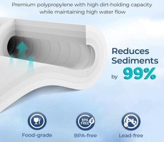 5 Micron Sediment Filter – 10 x 4.5 Whole House Water Filter Replacement 4 PAC
