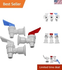 Smart Packs by OCSParts Sunbeam Water Cooler Faucet, Blue/Red and White Handl…