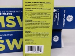 Lot Of 3 GE MSWF Refrigerator Water Filter New And Sealed