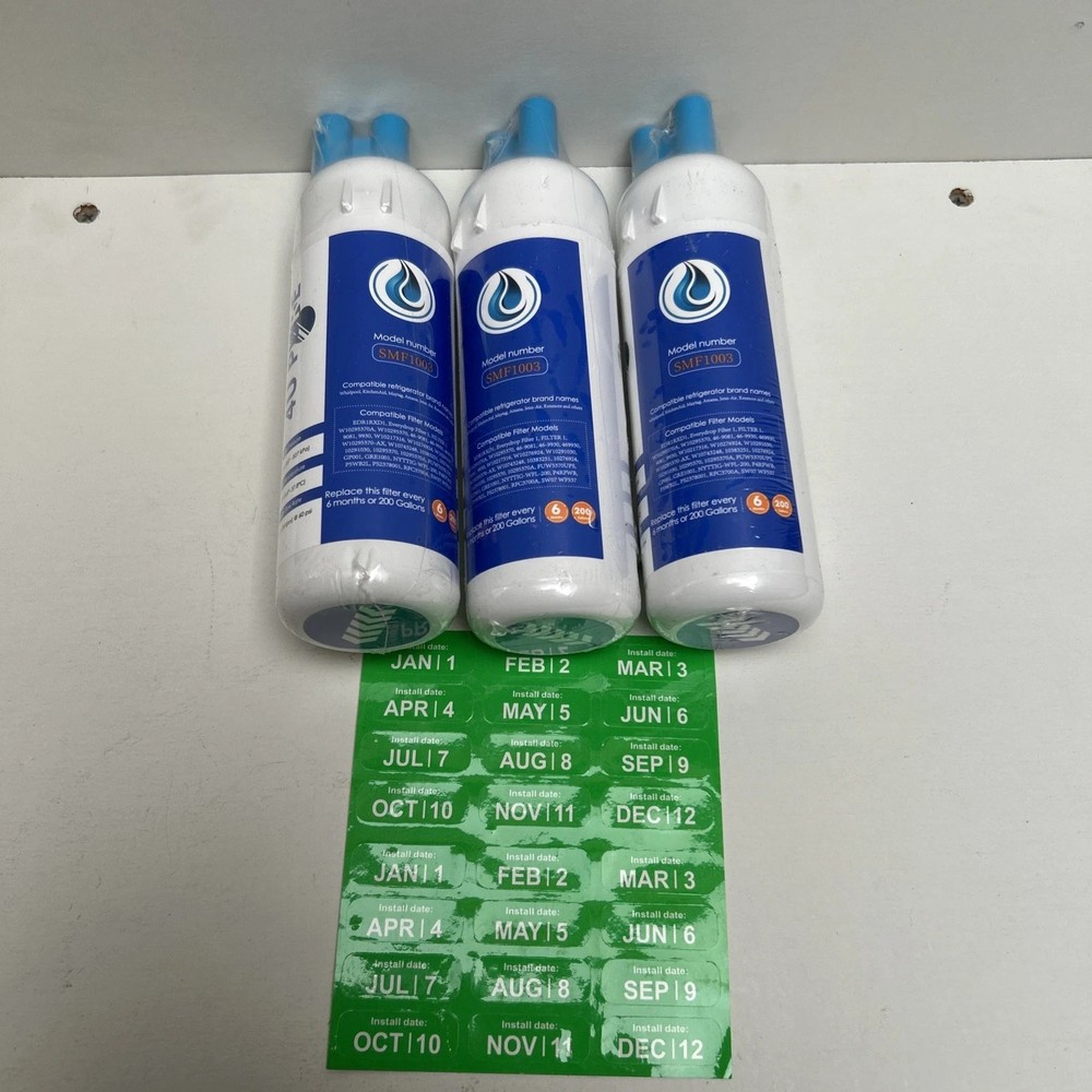 4U PURE Model SMF1003 Refrigerator Water Filter 3 Pack Kenmore