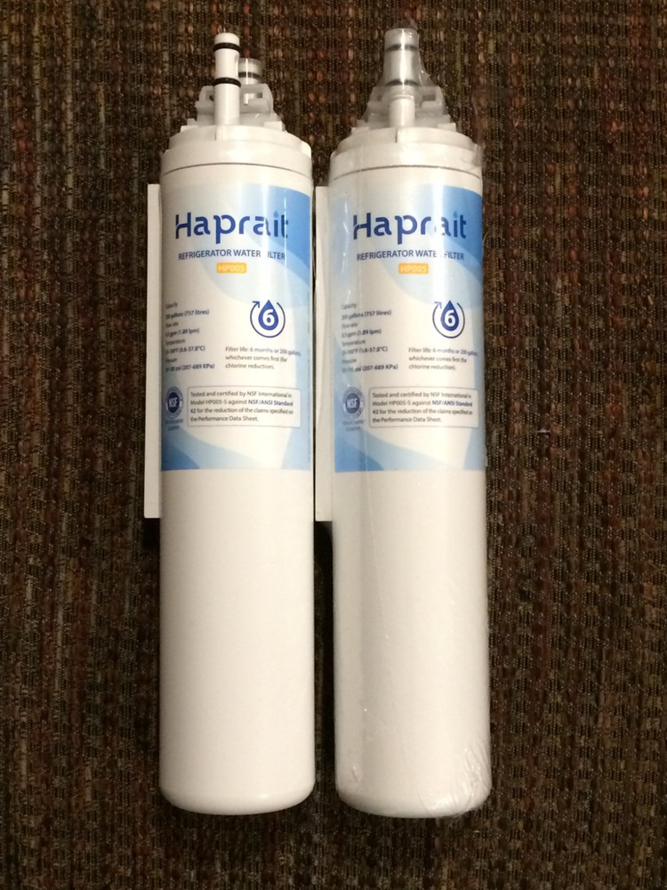 Qty 2 – New Haprait HP005 Refrigerator Water Filter