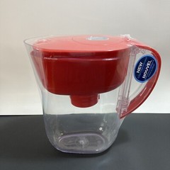 Brita Metro Water Pitcher Dispenser Standard 6 Cup W/FILTER – Red, OPEN BOX/NEW!
