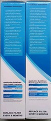 Set 2 ICEPURE RWF0500A refrigerator water filter replacements
