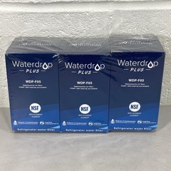 3-pk Waterdrop Plus WDP-F05 refrigerator water filters for LG LT500P New Sealed