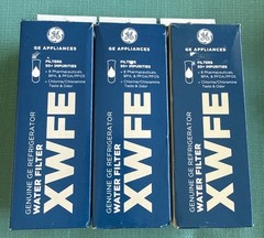 3 Genuine GE XWFE Refrigerator Water Filter OEM Replacement XWF