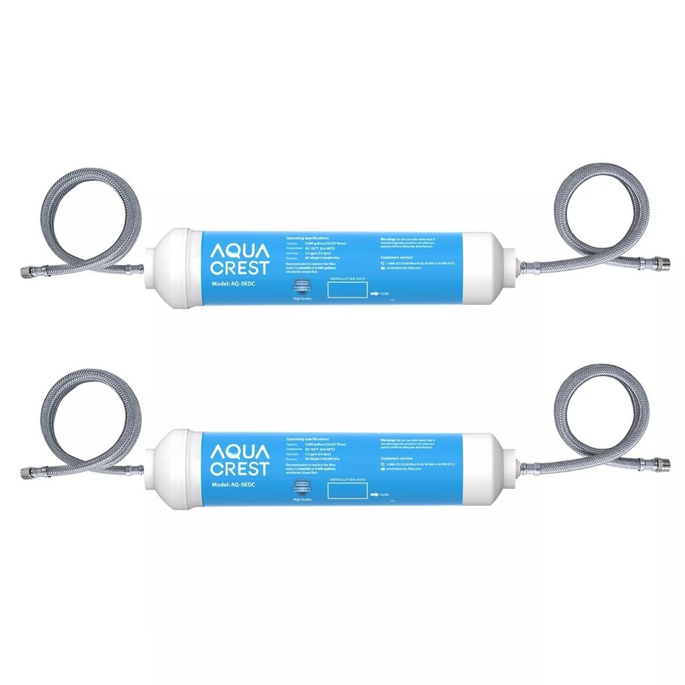 AQUA CREST 5KDC Under Sink Water Filtration System, NSF Certified, 5K Gallons(2)