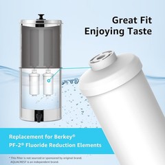 AQUA CREST Fluoride Water Filter, fits Gravity Filtration System