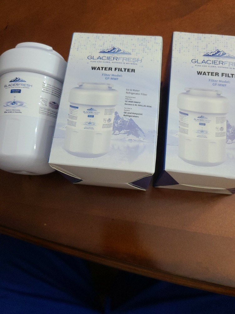 GLACIER FRESH GF-MWF (lot of 3) Water Filters FOR KENMORE 46-9991, 46-9996, NIP