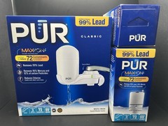 PUR Advanced Maxion Faucet Filtration System White + 3 Replacement Filters
