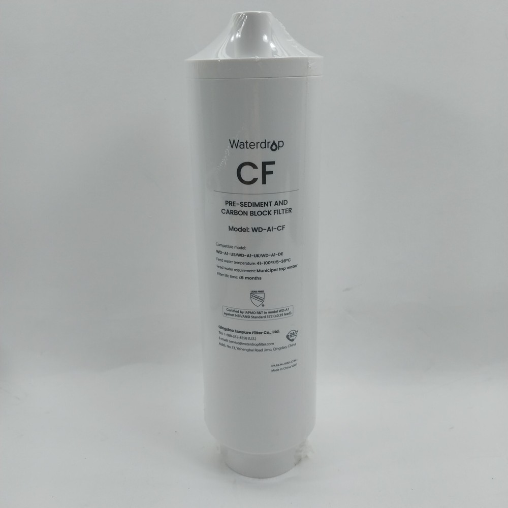 Waterdrop CF Replacement Filter for WD-A1 Reverse Osmosis Water Dispenser