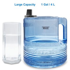 1 Gallon/ 4L Distiller Water Container, Collection Bottle, Portable Plastic G…