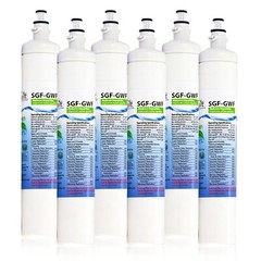 Compatible With SGF-GWF GE GWF, RPWF, WSG-4 ,PFE29P Water Filter For (6 Pack)