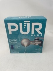 Pur Faucet Filtration System Max Ion Filter Technology Champagne Finish NEW