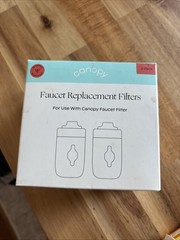 Canopy Faucet Replacement Filters – New and Unopened Pack of 2