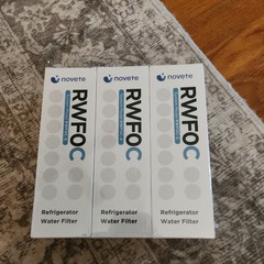 NOVETE Water Filter RWFOC Replacement 3 PACK -CC