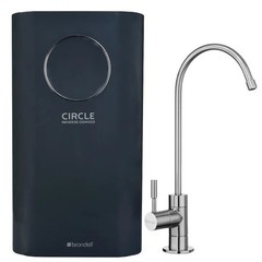 Brondell Circle Eco Efficient RO Water Filter System with Smart LED Faucet